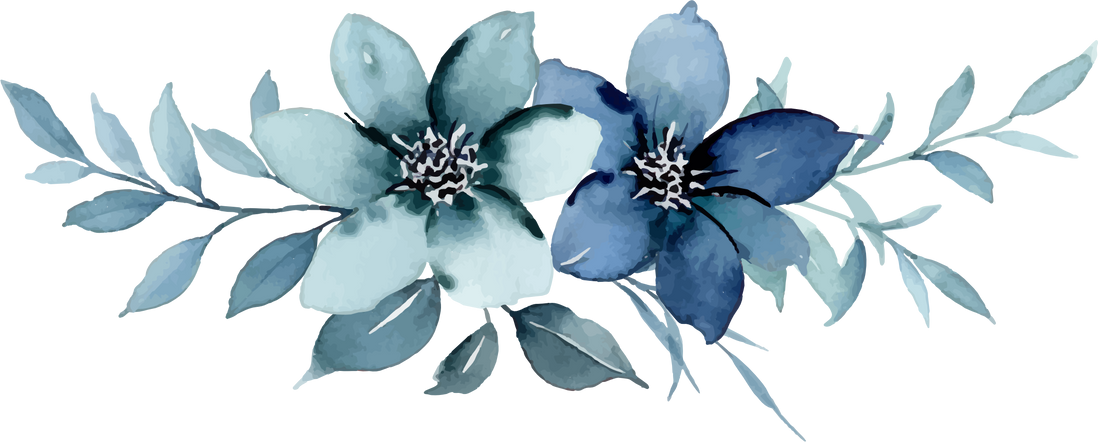 blue flowers